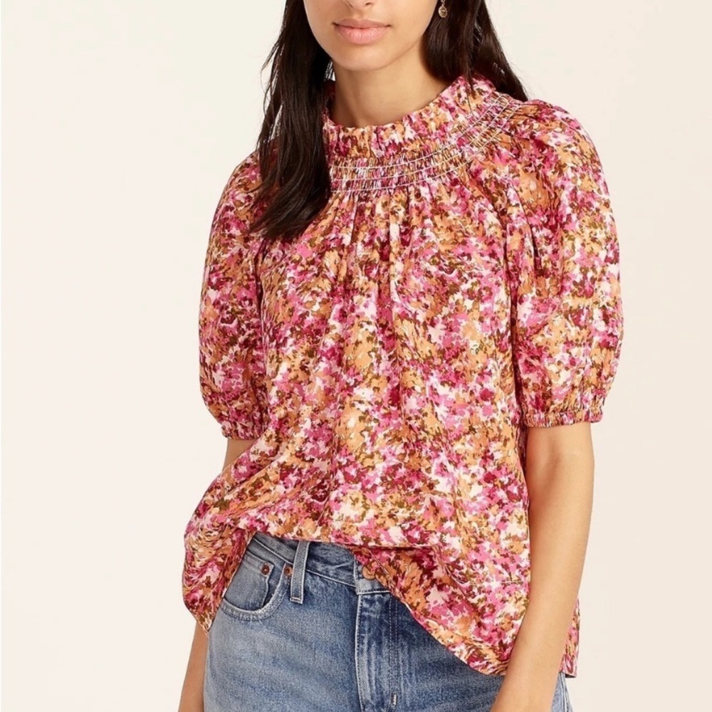 J. Crew smoked tops